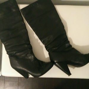 Black genuine leather Jessica Simpson boots size 7